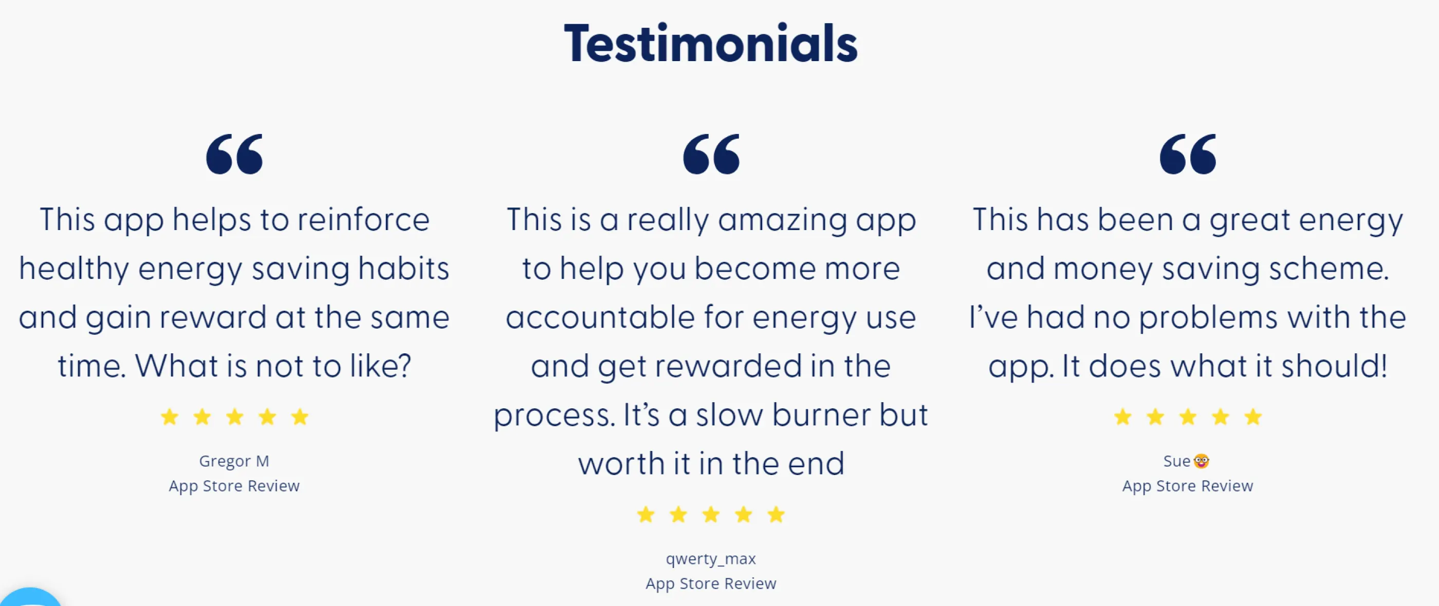 Testimonials from equiwatt users.